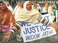 Widows seeking justice